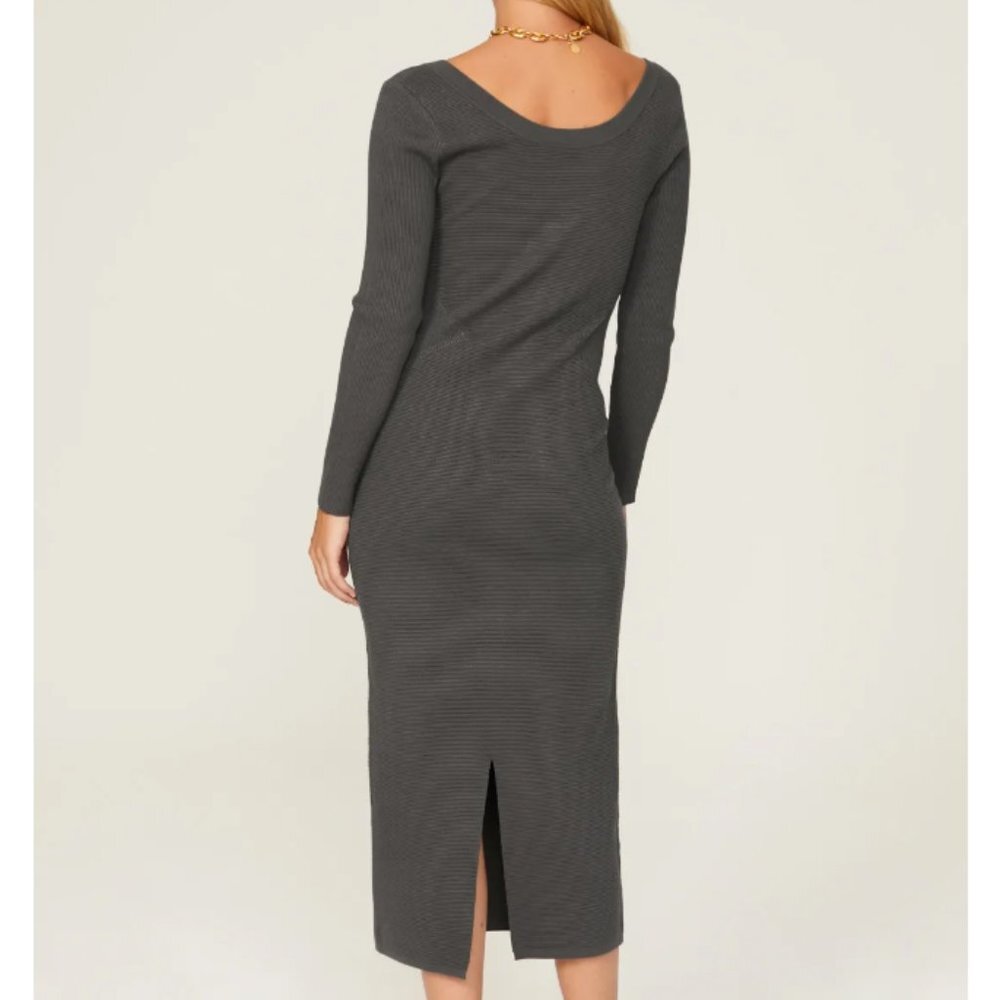 Toccin X Rtr Grey Sweater Dress Size Xs - image 3